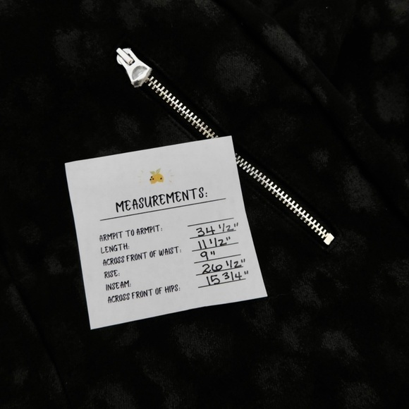 RAG & BONE Simone Leopard Print Zip Pocket Pants Black Gray Animal Crop Size 0 - Picture 16 of 16